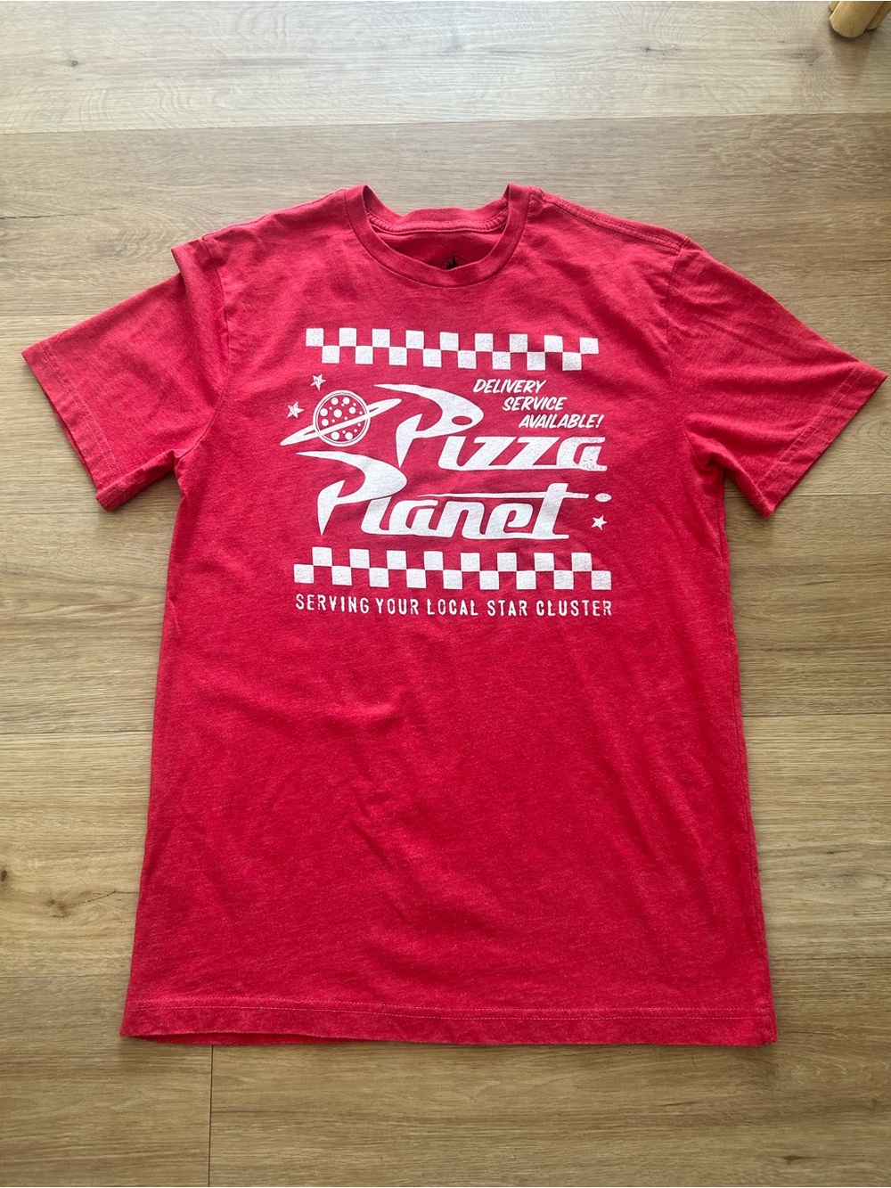 Disney Red Pizza Planet Graphic Tee - Men